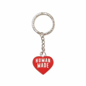 Human Made Heart Rubber Key Chain Red