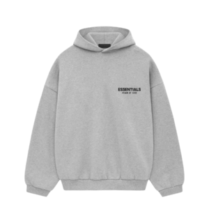Fear of God Essentials Fleece Hoodie Light Heather Gray (FW24)
